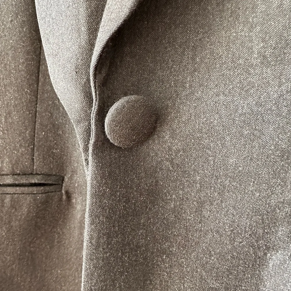 Sezane Brando Jacket, Charcoal Gray, Size 42 - Picture 3 of 5